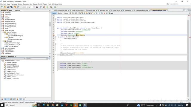 Java Tutorial   Pie Charts GUI application using Java swing Using JavaWith Source Code
