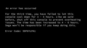 Dreamcast Dev Kit PAL Kill Screen (FAKE) (500 Subscriber Special)