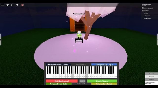 Asriel in roblox piano смотреть онлайн