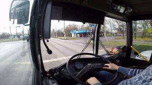 #40 14.11.2017 часть 1.  Видео из троллейбуса. Mercedes-Benz O 405 GTZ