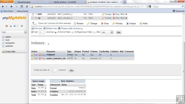 PHP / MySQL Tutorial | Using Indexes| InfiniteSkills