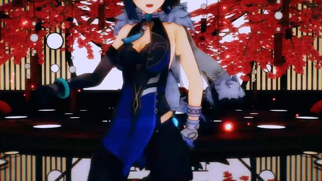 【MMD Genshin impact】CH4NGE -Yelan смотреть онлайн