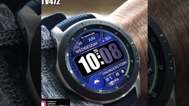 ⛅️BIG NUMBER WEATHER BACKGROUNDS NTV472 ✅ WATCHFACE FOR SAMSUNG GALAXY WATCH 3, ACTIVE 2, GEAR S3.. смотреть онлайн