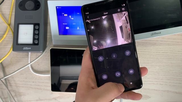 dahua VTO3211D-P4 how to use 4 button call to 4 diffrent phone app смотреть онлайн