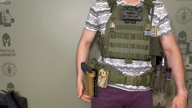 Выбор крепления для тактической кобуры.