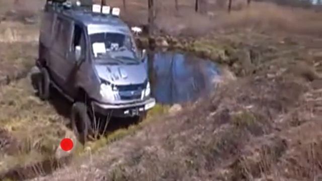 Соболь газель на бездорожье / Соболь 4х4 на больших колесах смотреть онлайн