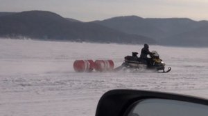 Сани для снегохода Фусо Джет