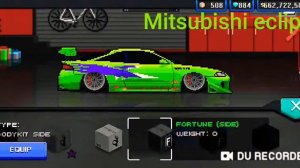 Pixel Car Racer MITSUBISHI ECLIPSE | The fast and The furious | Build