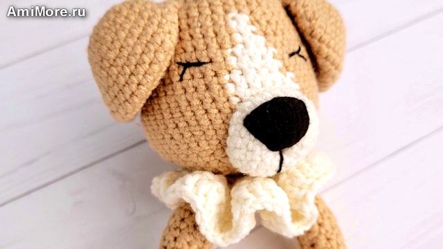 Амигуруми: схема Погремушка Бигль Чуча. Игрушки вязаные крючком