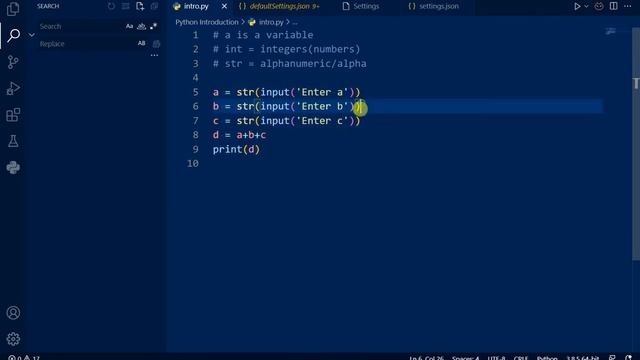 Demo Class 1.5  VS Code Setting and Intro #vscode #pythontutorial #advancepython #pythonprogramming
