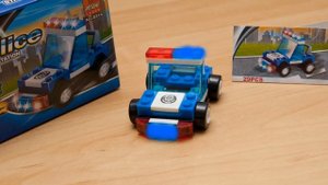 КОНСТРУКТОР ЛЕГО. LEGO. Полицейская машина. Собираем конструктор. Машинки для детей.