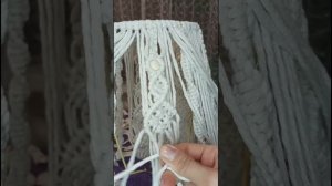 Абажур часть 4. Абажур макраме в работе часть 4. Переделка абажура СССР. Люстра макраме