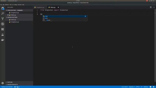 Singleton [Python] Design Pattern #3 смотреть онлайн