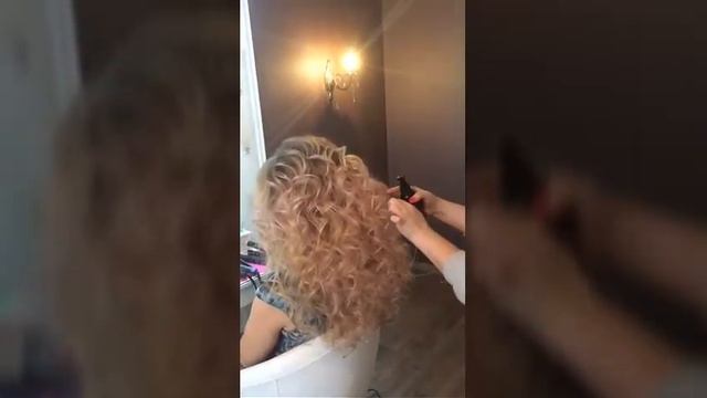 Формирование локонов, стиль "Рустик". смотреть онлайн