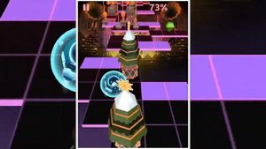 Rolling Sky. Прохождение уровня Золотое Рождество (Normal mod) | Artem4ik ST