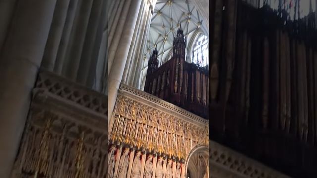 Inside York Minster Cathedral, England