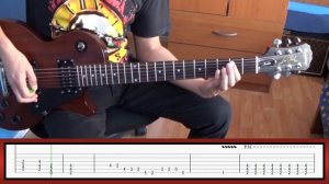 Guns N' Roses Rocket Queen SLASH ONLY with tabs | Rhythm guitar