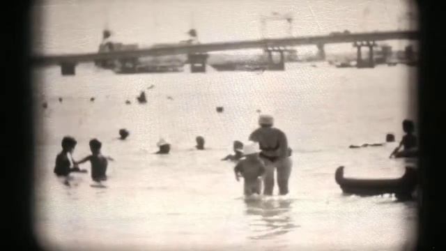 На пляже. Старые киносъемки 1974-1978 г.г. БЕЗ ЗВУКА Саратов