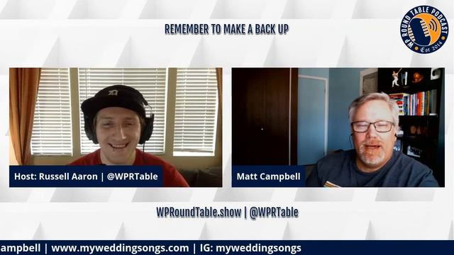WP Round Table EP 202 - WordPress Marketing Tips and Tricks w/ Matt Campbell @mywedsongs смотреть онлайн