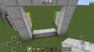 Самая простая дверь 4×4 в майнкрафт бедрок