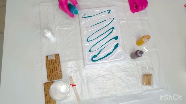 Как рисовать акрилом в технике Fluid Art/ acrylic paint Акриловые краски смотреть онлайн