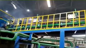 Линия непрерывного литья и прокатки медной катанки