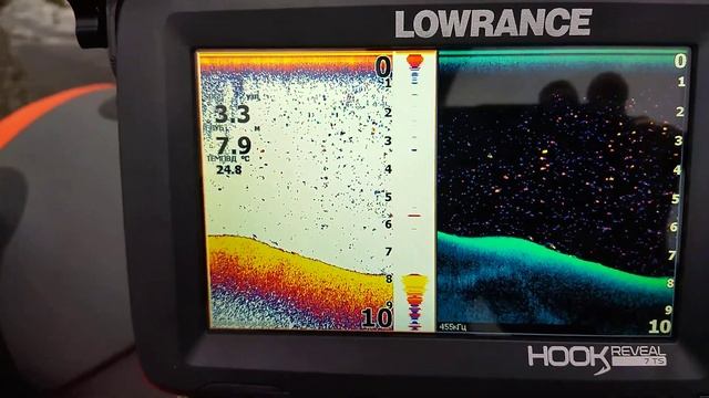 LOWRANCE HOOK REVEAL неисправный датчик не показывает дуги рыб смотреть онлайн