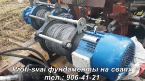 монтаж жб свай с оголовками
