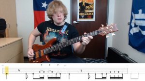 Sad But True - Metallica (Bass Cover with Tabs)