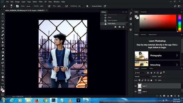 Photoshop Cc 2018 || Photo Manipulation effect || SR Creations смотреть онлайн