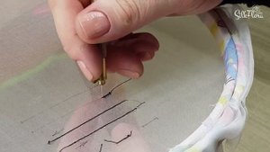 Техника вышивки бисером и бусинами люневильским крючком