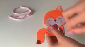 Игрушка из фетра/Лисёнок из фетра/Как сшить игрушку из фетра DIY