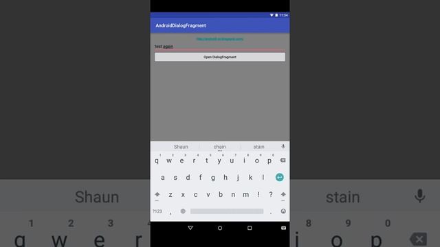 Implement interactive DialogFragment смотреть онлайн