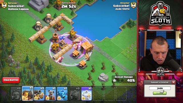 Maxed Flying Fortress Gameplay (Clash of Clans) смотреть онлайн