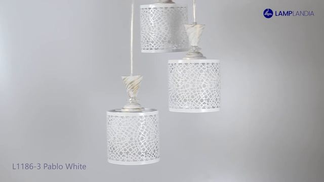 Подвес L1186 3 Pablo White Lamplandia смотреть онлайн