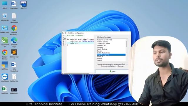 C Compiler Installation in 2022 | Dev C++ Compiler download and Install | Print Hello world in C