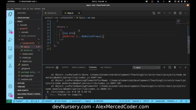 AM Coder - Cool React Tips (Handling Broken Images, Spreading Props, Merging Custom/Default styles) смотреть онлайн
