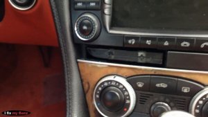 How to remove COMAND unit (Radio, CD, Navigation) - Mercedes SL (R230)