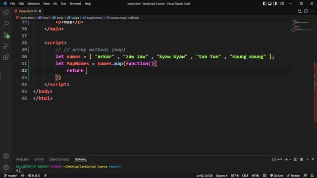 Array map Method