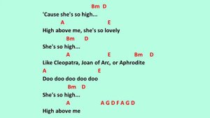 She's So High by Tal Bachman - Easy chords and lyrics