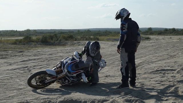Как снимали обзор Africa Twin. Backstage мемуары. смотреть онлайн