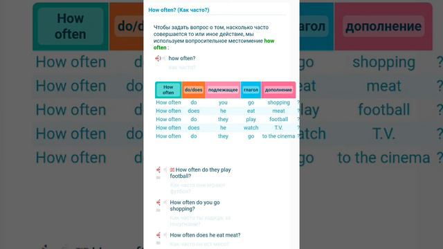 А1. Урок 3.2. Наречия частотности. смотреть онлайн