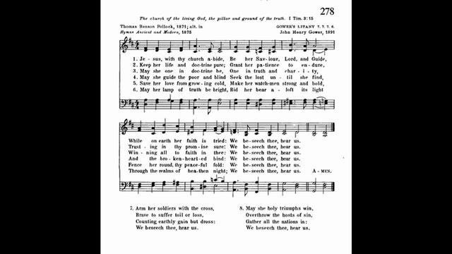 Jesus, With Thy Church Abide (Gower's Litany) смотреть онлайн