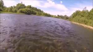 ПО ГОРНОЙ РЕКЕ/ПЕРЕКАТЫ/БРИЗ 520/ЭКСТРИМ/ВОДОМЕТНЫЙ КАТЕР