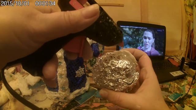 РЕМОНТ ДЕДА МОРОЗА И СНЕГУРОЧКИ ИЗ ВАТЫ смотреть онлайн