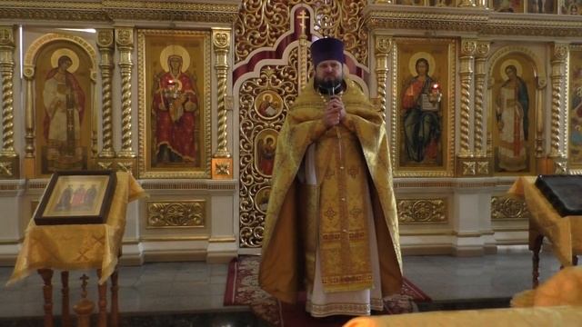 09.08.2020 иерей Андрей проповедь в день памяти великомученика и целителя Пантелеимона смотреть онлайн