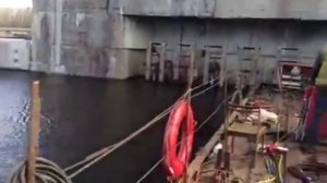 Канатная резка под водой на В