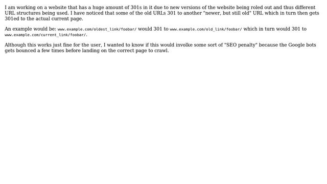 Webmasters: 301ing a 301 URL to yet another 301, bad for SEO? (2 Solutions!!) смотреть онлайн