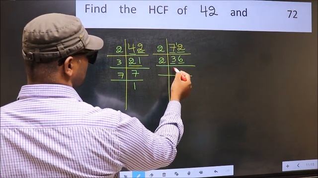 HCF of 42 and 72 смотреть онлайн