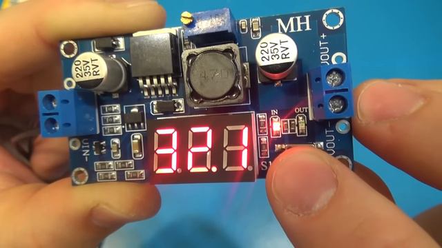 ПОНИЖАЮЩИЙ преобразователь напряжения на LM2596S с Aliexpress смотреть онлайн